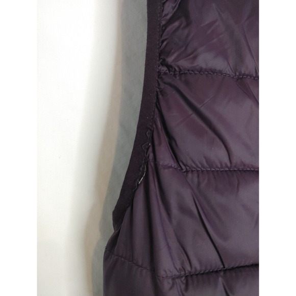 Purple Puffer‎ Vest Womens Small Lightweight Packable Hiking Warm Pockets. - Picture 4 of 13